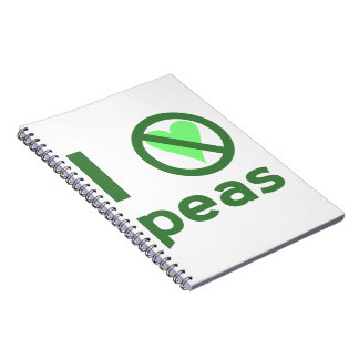 I Hate Peas Anteckningsbok