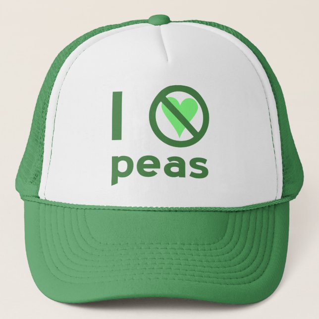I Hate Peas Keps (Framsida)