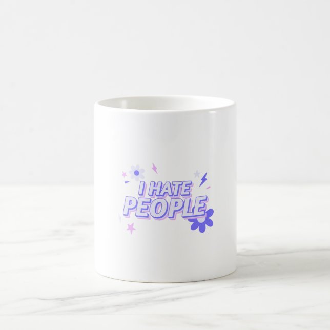 I Hate People - luddig design Kaffemugg (Center)