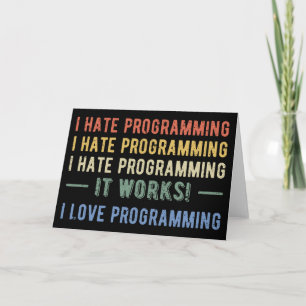 I Hate Programming - Funny Programmer I Kort