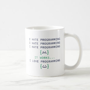 I Hate Programming Kaffemugg