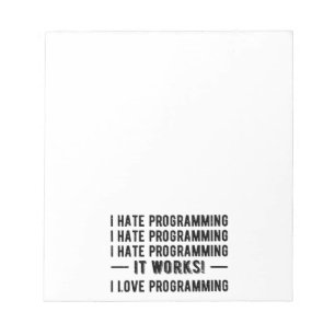 I Hate Programming - Lena Programmer II Anteckningsblock