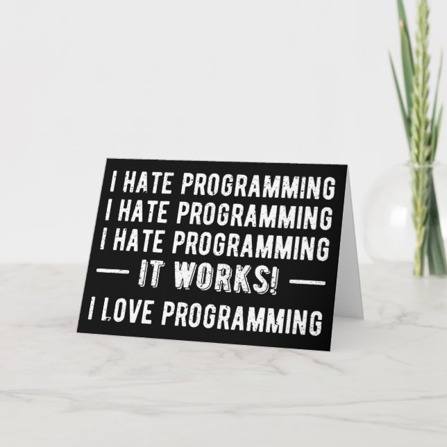I Hate Programming - Lena Programmer II Kort (Framsida)