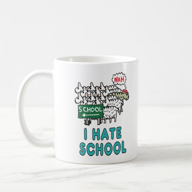I Hate School Kaffemugg (Vänster)