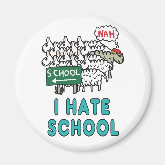 I Hate School Magnet (Framsidan)