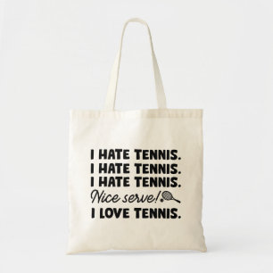 I Hate Tennis Tygkasse