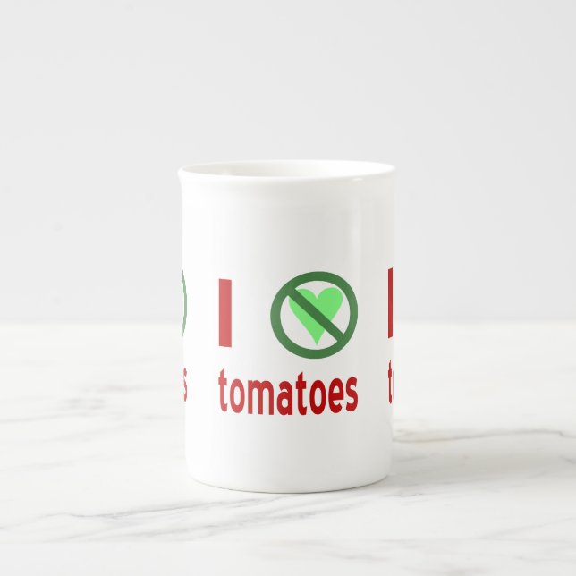 I Hate Tomates Benporslin Mugg (Framsidan)