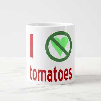 I Hate Tomatis I No Kärlek Tomater Jumbo Mugg