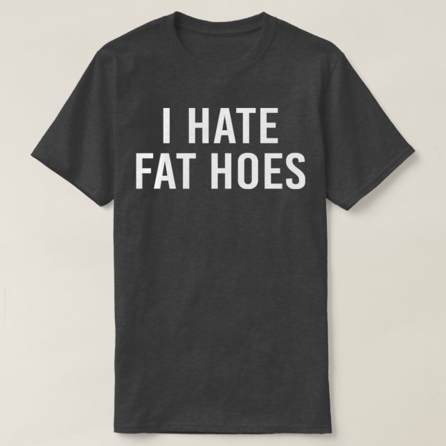 i hatets tjock-slang t shirt (Design framsida)