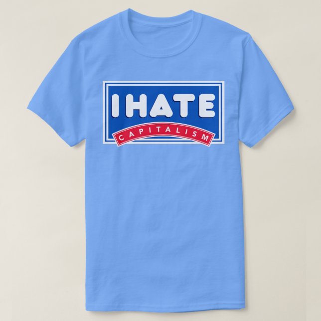 I hatkapitalism t shirt (Design framsida)
