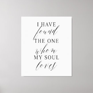 I Have Found The One Wedding Backdrop Banner Canvastryck