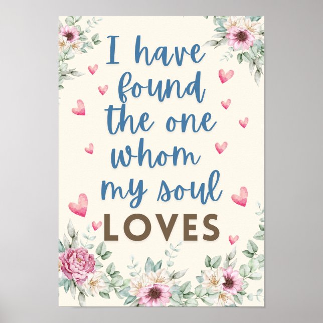 I have found the one whom my soul loves poster (Framsidan)