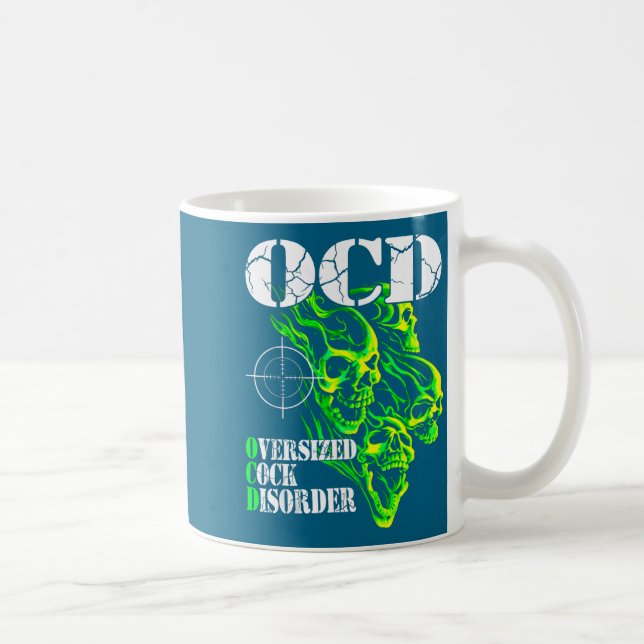 I Have Ocd Oversized Disorder  Kaffemugg (Höger)