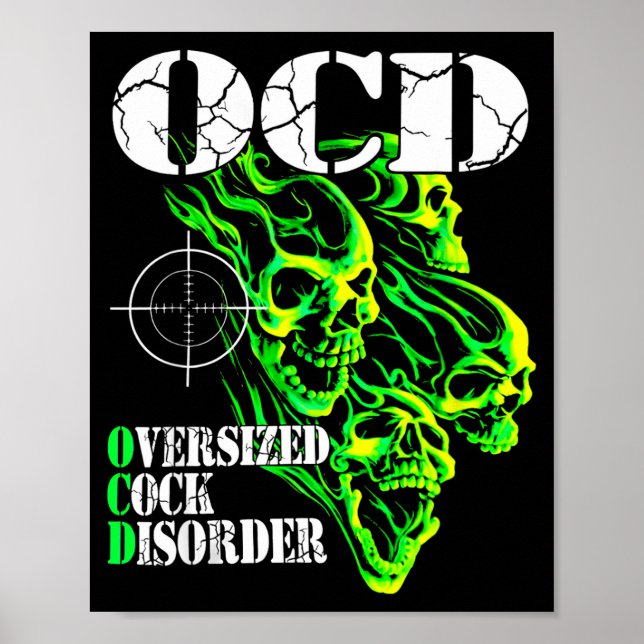 I Have Ocd Oversized Disorder  Poster (Framsidan)
