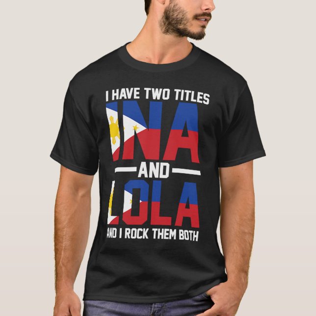 I have two titles Ina and Lola Oma T Shirt (Framsida)