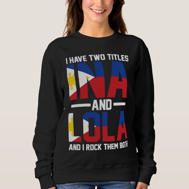 I have two titles Ina and Lola Oma T Shirt (Framsida)