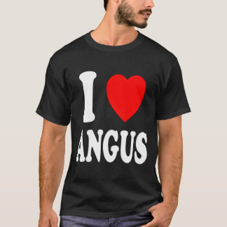 I He Love Angus Spouse Married T Shirt
