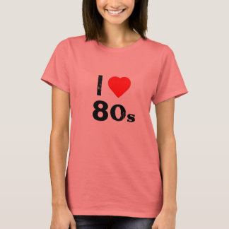 "I Heart 80's" Dam Ringer T-Shirt