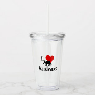 I Heart Aardvarks Take Away Mugg
