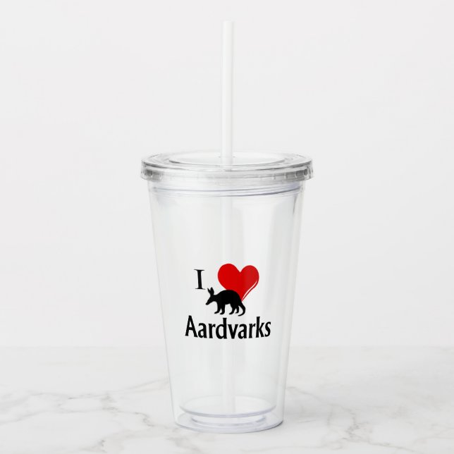 I Heart Aardvarks Take Away Mugg (Framsida)
