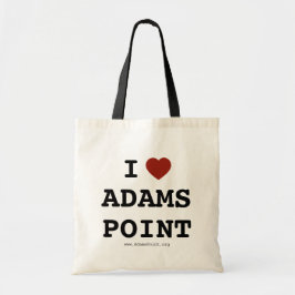 I heart Adams Point Tote Bag Tygkasse