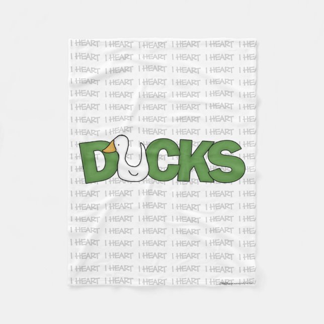 I Heart Anka Fleecefilt (Framsidan)