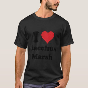 I Heart Bacchus Marsh Kärlek Australia Aussie T Shirt
