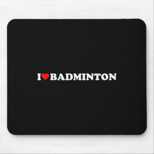 I Heart Badminton I Kärlek Badminton Hobby Theme L Musmatta