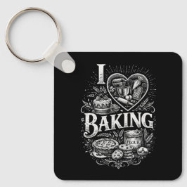 I Heart Baking Nyckelring