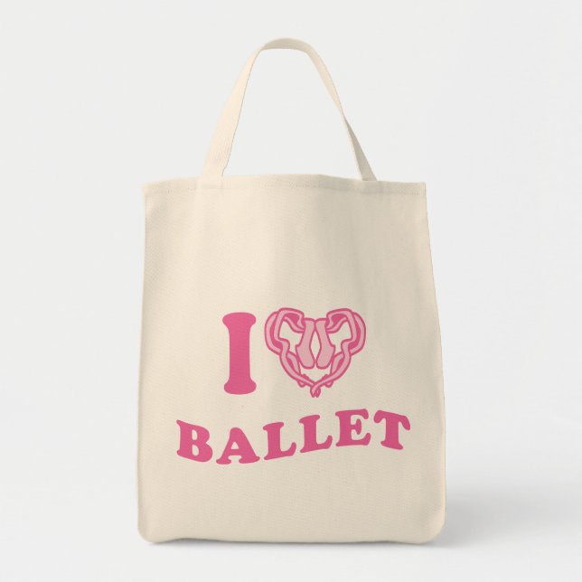 I Heart Ballet Tygkasse (Framsidan)