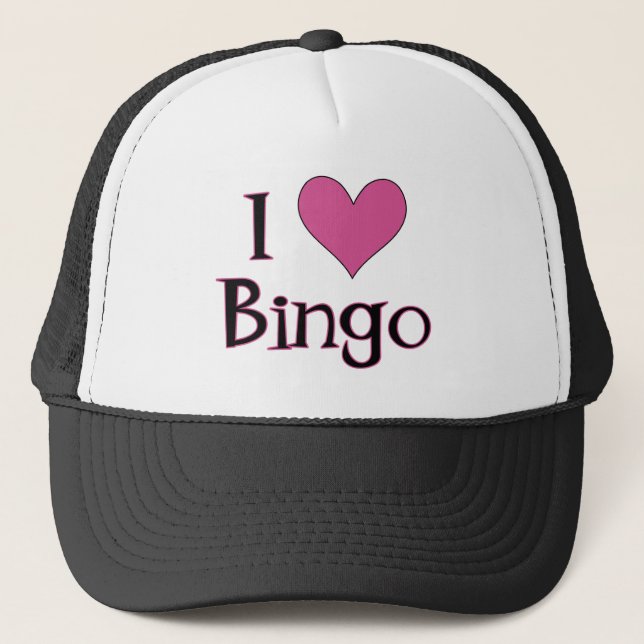 I Heart Bingo Truckerkeps (Framsida)