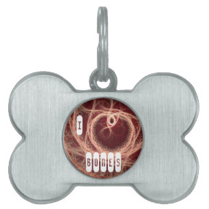 I Heart Bones ID-bricka Husdjur