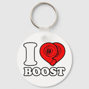 I Heart Boost Nyckelring