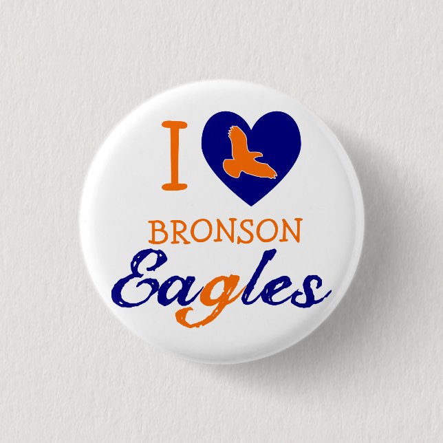 I Heart Bronson Eagles Knapp (Framsida)