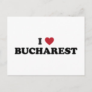 I Heart Bukarest Rumänien Vykort