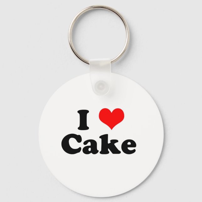 I Heart Cake Nyckelring (Framsida)