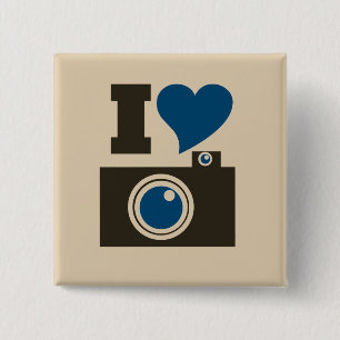 I Heart Camera Knapp