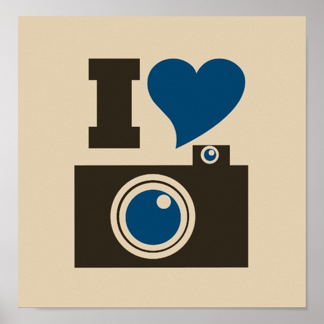 I Heart Camera Poster (Framsidan)