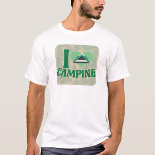 I Heart Camping Roligt Travel Slogan Tee