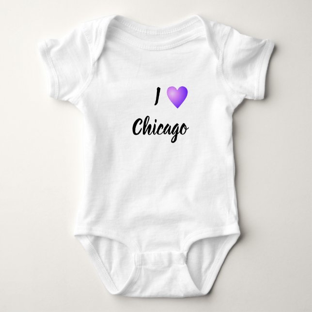 I Heart Chicago T Shirt (Framsida)