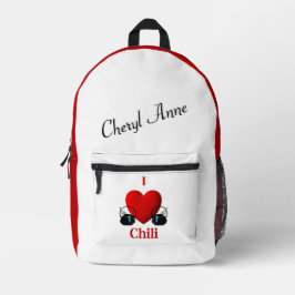 I Heart Chili Personal Namn