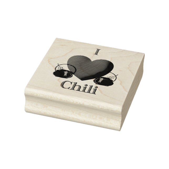 I Heart Chili Stämpel (Stämpel)