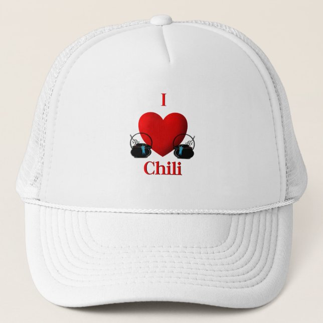 I Heart Chili Truckerkeps (Framsida)