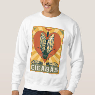 I Heart Cicadas Lång Ärmad Tröja