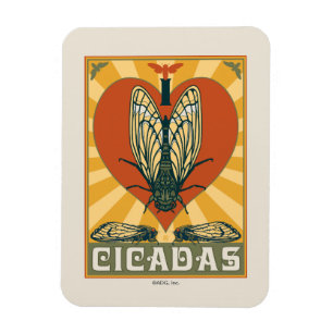 I Heart Cicadas Magnet