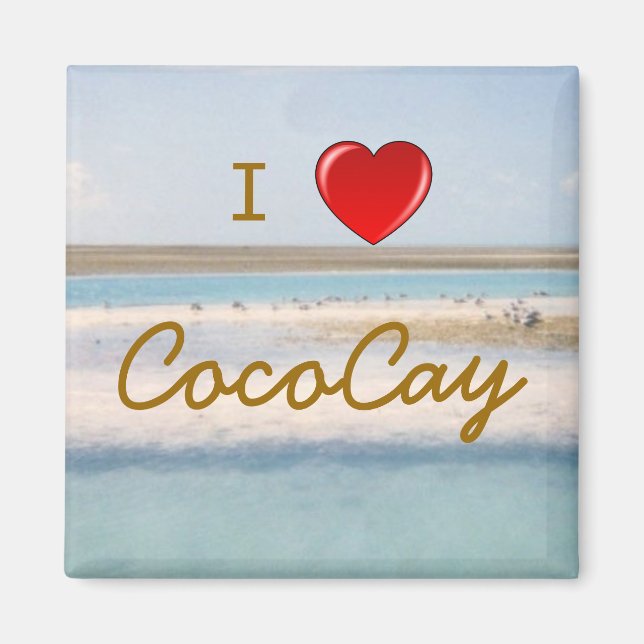 I Heart CocoCay Magnet (Framsidan)