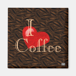 I Heart Coffee Magnet