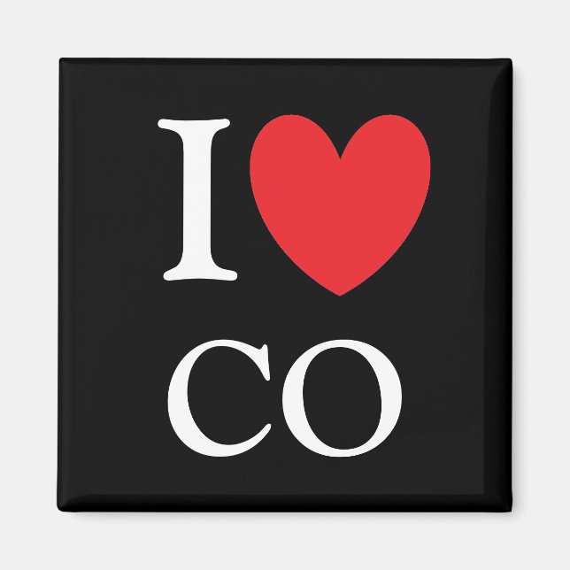 I Heart Colorado Magnet (Framsidan)