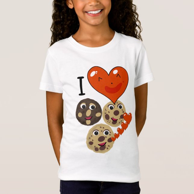 I Heart Cookies T-shirt (Framsida)