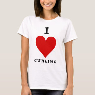 I [HEART] Curling T Shirt